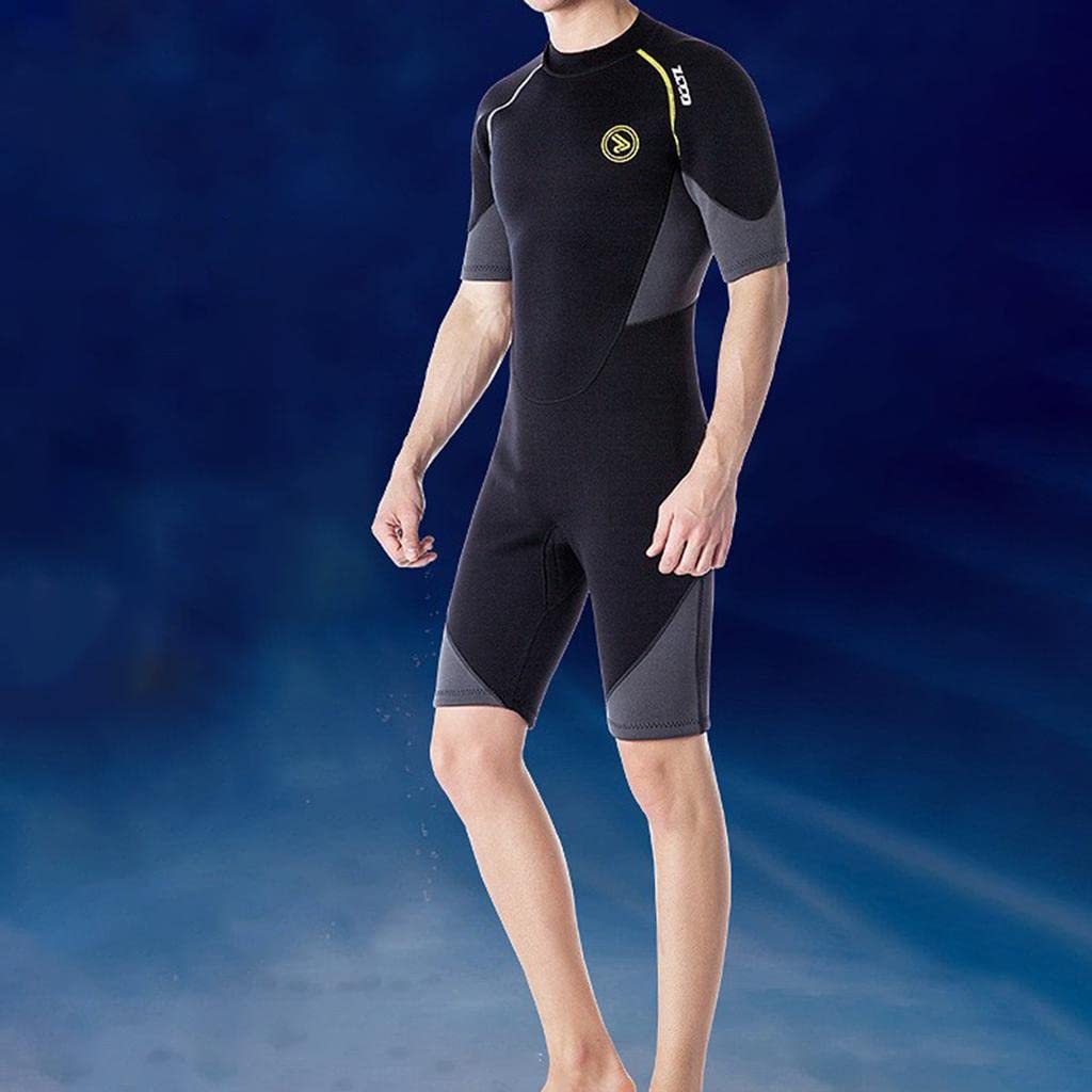 Losa Men 1.5mm Wetsuit Shorty Swimwear Back Zip Neoprene for Diving Adult S-picture-15