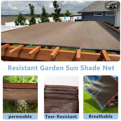 Malla para valla de jardín 7x9m: lona protectora exterior impermeable 4