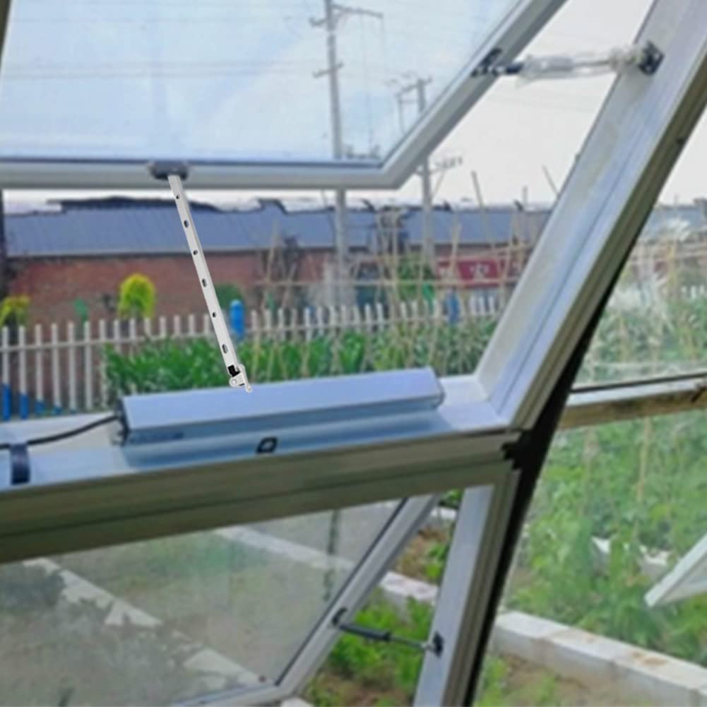HERCHR 2PCS Gewächshaus Fensteröffner, Manuelle Aluminiumöffner Stay Kit Dachentlüftungsöffner Für Die Gartenarbeit, Fensterfeststeller, Fensterheber Gewächshaus