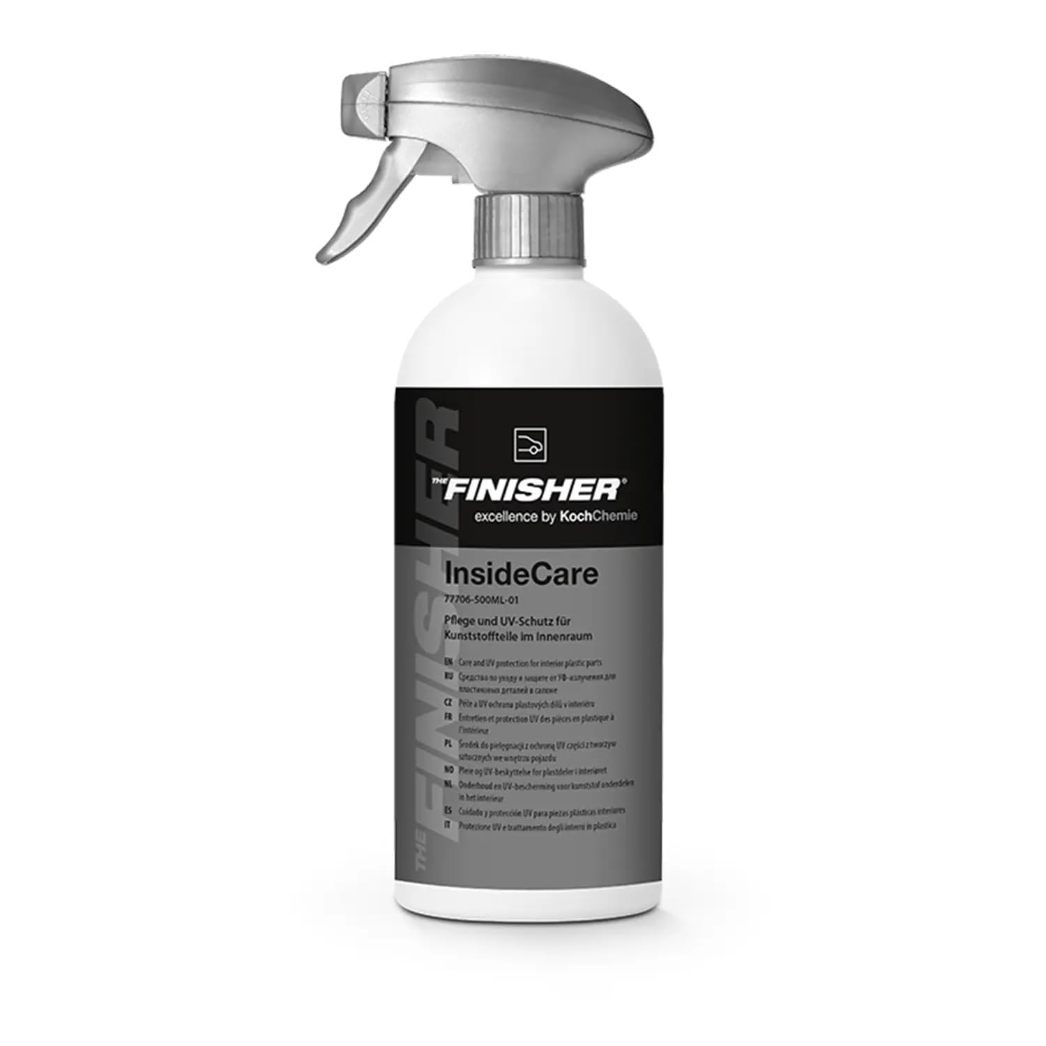 Koch Chemie - Set di accessori per interni dell'auto, per riparare la cura dell'abitacolo, fresh up, Speed Glass Cleaner, spazzola per interni, panno asciutto