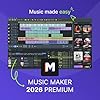MUSIC MAKER 2026 Premium – Music made easy | Music Production Software | Audio Program | Windows 10/11 | 1 PC download License