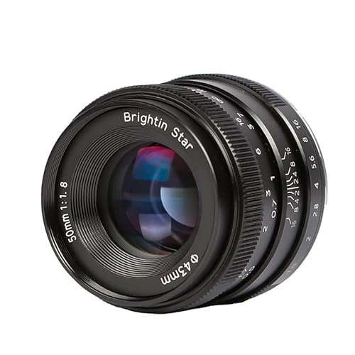 Brightin Star BS-5018-FJB 50Mm F1.8 Standard Manual Focus Prime Lens For Fujifilm Xf-Mount Mirrorless Cameras thumb #3
