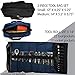 Rugged Tools Tool Roll + Tool Bag Set - Rollup Tool Puch and Small & Medium Tool Bag Set