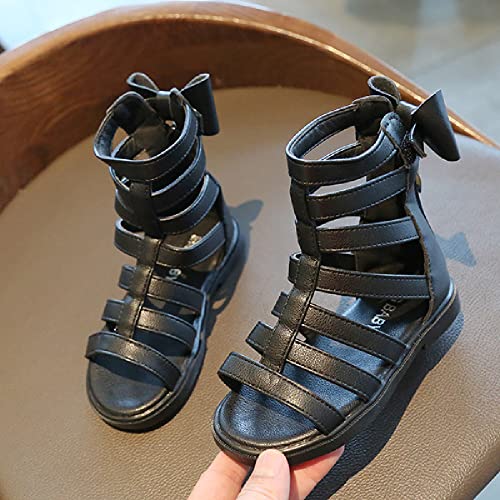 MATERUIEYES Summer Strap Children Gladiator Fashion Girl Bow Rear Zipper Sandals4