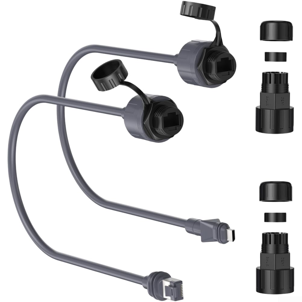 Adaptador Ethernet, para Starlink Enterprise para conector acoplador de cable RJ45, adaptador de cable de red acoplador de extensión para Internet satélite