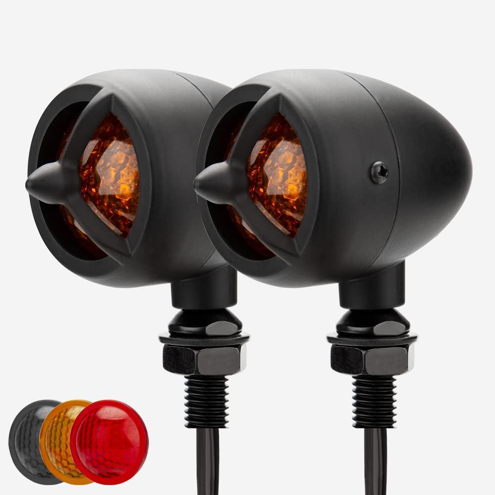 Buy KICRY Bullet Turn Signals Motorcycle LED Rear Blinkers Indicator