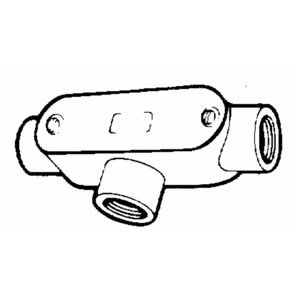 Thomas & BettsSDS25112MB 1/2" T Conduit Body