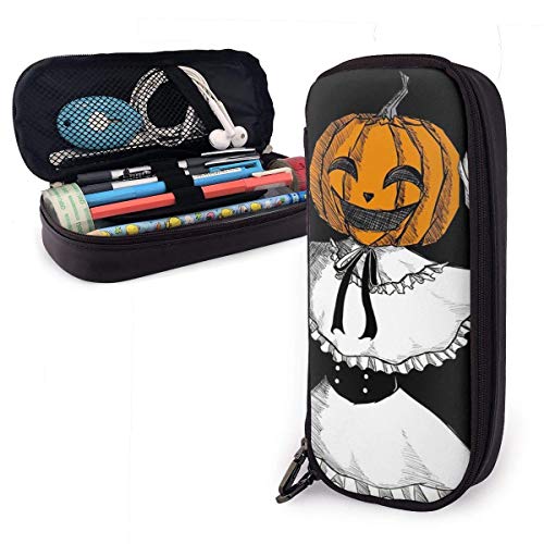 Preisvergleich Produktbild Halloween Kürbiskopf Dienstmädchen Kostüm Art,Bleistift Aufbewahrungstasche,Bleistiftbeutel,S... Veranstalter,Federtasche,Schüler Pencil Case,Stiftmäppchen,Studenten Mäppchen