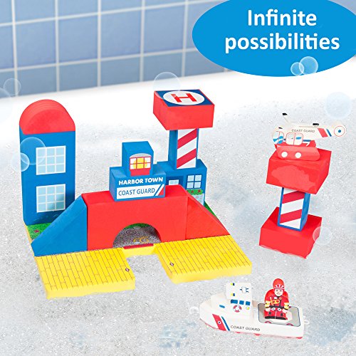 Bathblocks Floating Coast Guard Set #TOP5