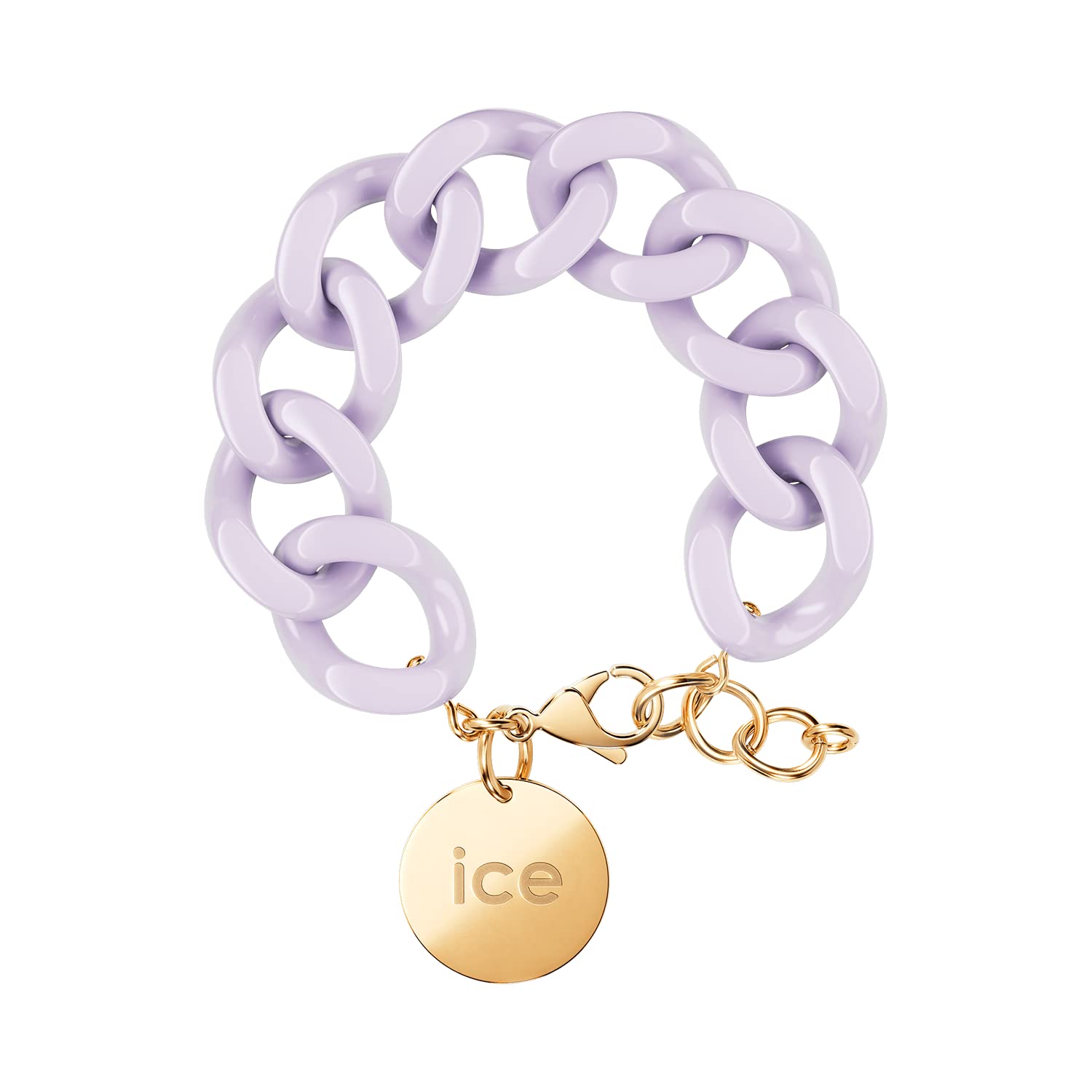 ICE - Jewellery - Chain bracelet - Bracciale in maglia XL da donna con medaglia d'oro