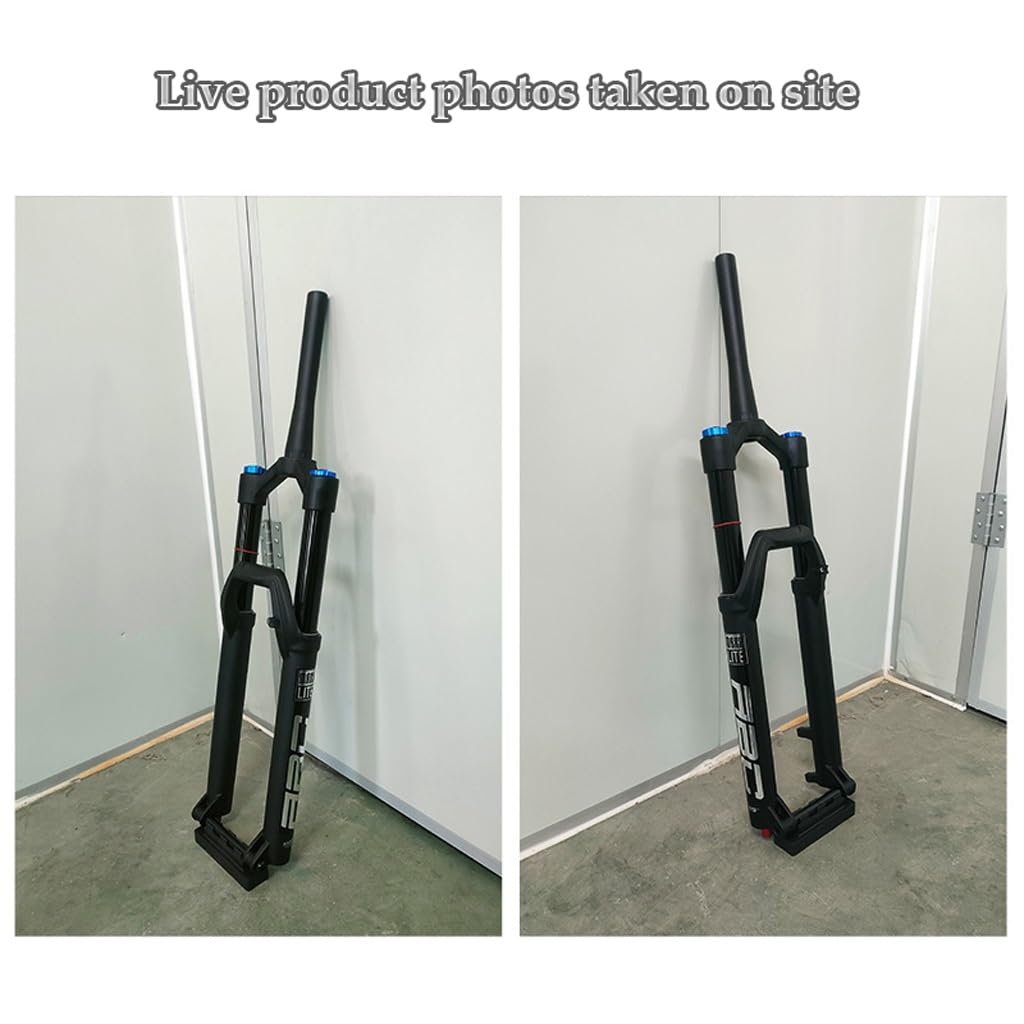 Widelec MTB 27,5 29 cala ze stopu aluminium, rura stożkowa 1-1/2", przedni pistolet do roweru górskiego, ręczny kołek blokujący 15 x 110 mm