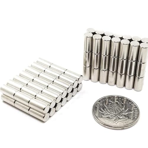Partsmart Corporation 50Pcs 5X10 Mm Round Neodymium Magnets 5Mmx10Mm N35 Magnet Disc 5*10 Cylinder Rare Earth Magnet thumb #2