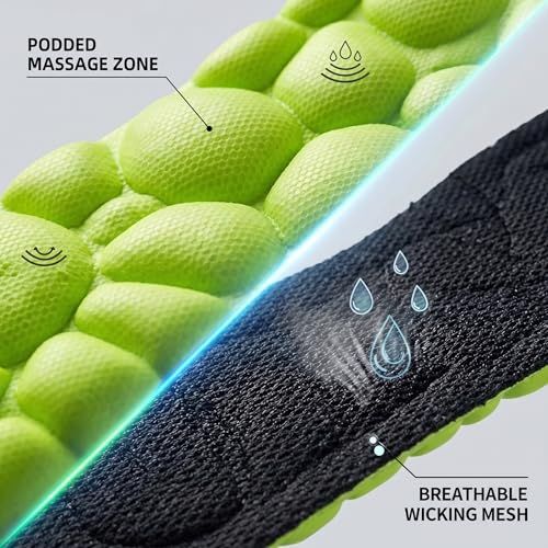 Plantillas deportivas con espuma viscoelástica y soporte de arco EUR43-44 miniatura 5