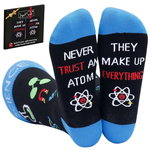 IRISGOD Funny Nerd Socks | Cool Stocking Stuffers | Holidday