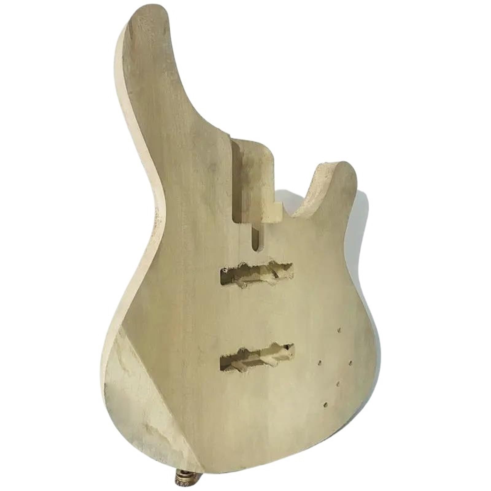 Massivholz E Gitarre DIY Korpus Naturfarbe Rechtshänder