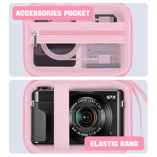 Funda rígida para cámara Canon PowerShot G7X Mark III y II miniatura 7