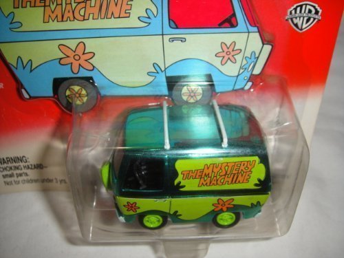 JOHNNY LIGHTNING HOLLYWOOD ON WHEELS CHROME GREEN EDITION SCOOBY-DOO MYSTERY MACHINE VAN DIE-CAST COLLECTIBLE, THE MYSTERY MACHINE SCOOBY DOO