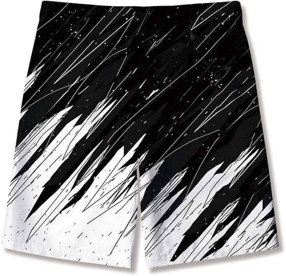 Idgreatim Teens Boys Swim Trunks Quick Dry Beach Swimwear UPF 50+ Board Shorts with Mesh Lining 6-14 Years - Image 4