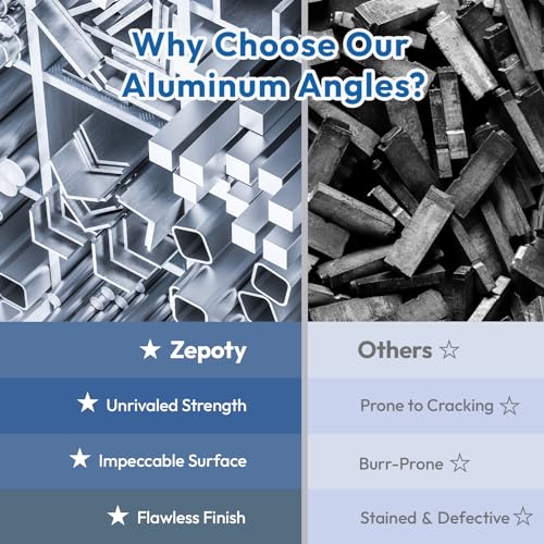 Angle, Al, 6061, 3/16 in T, 1 in Leg, 4 Ft L