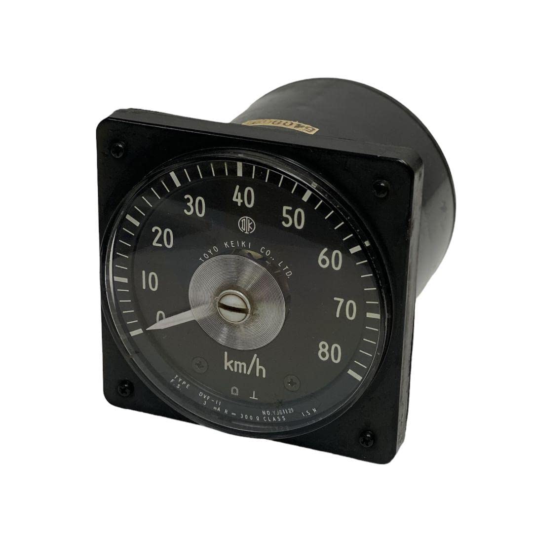 【アンティーク】ジャンク品 鉄道部品 スピードメーター 速度計 TCO8-7/F アンティーク】ジャンク品 鉄道部品 スピードメーター 速度計