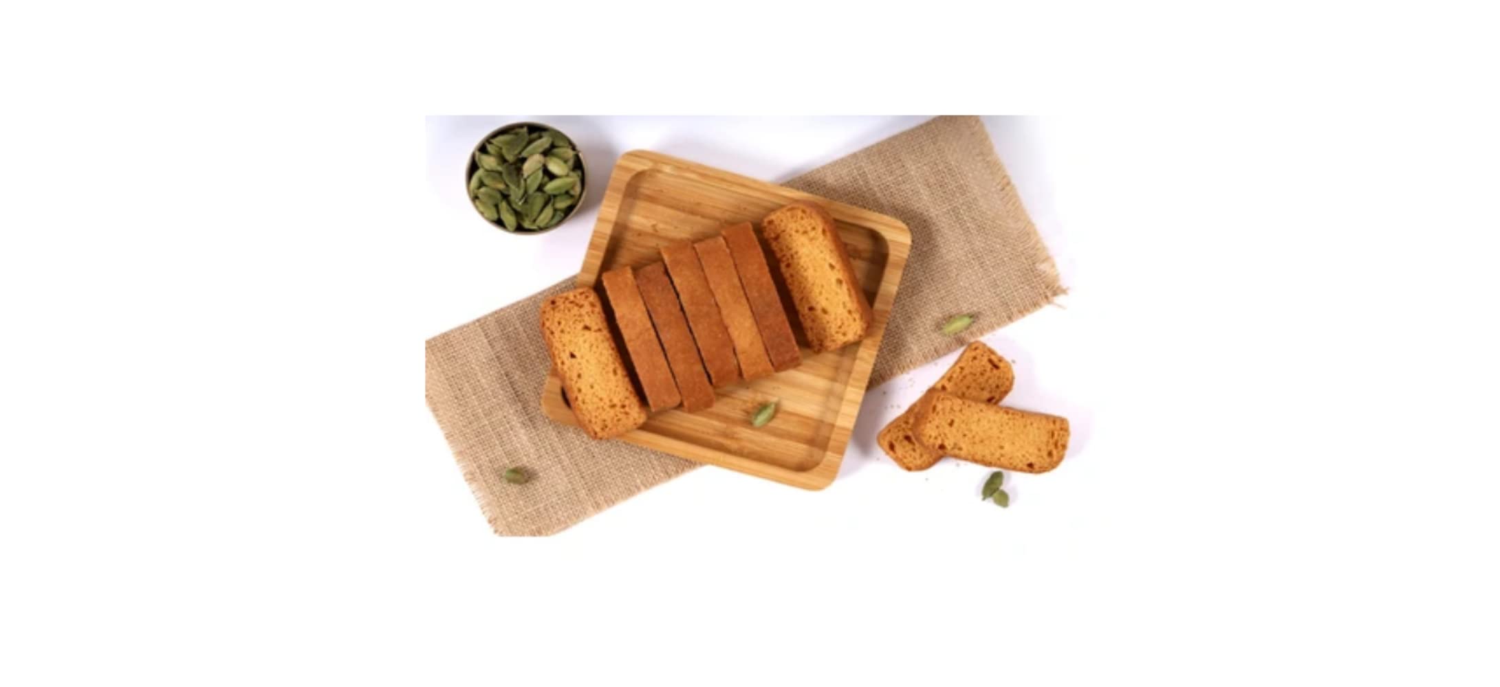 Breakfast Rusk/Toast Diabetic Friendly Rusk/Sugar Free Rusks/Toast|Healthy snack|Chai/Tea/Coffee Time Partner-450g(150g*3Pac)