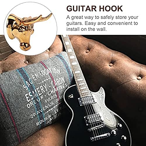 Crochet De Suspension pour Guitare en Forme De Taureau Support Mural Crochet Support Instruments À Cordes Support Mural… - Les Beatles, Paul McCartney, John Lennon, RIngo Starr, George Harrison Crochet De Suspension pour Guitare en Forme De Taureau Support Mural Crochet Support Instruments À Cordes Support Mural… – Image 6