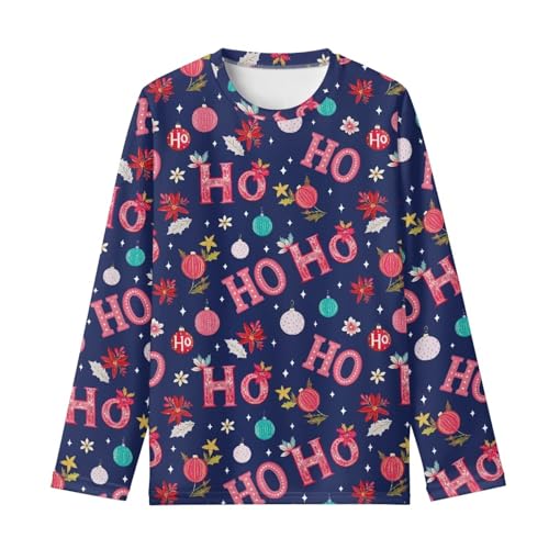 Image of Long Sleeve Shirts for Girls Casual Crewneck Tops Fall Winter Outfits for 3-16 Years Old