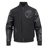 Mens NHL Classic Triple Black Varsity Jacket