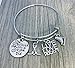 Sportybella Hockey Bracelet Hockey Jewelry- Ice Hockey She Believed She Could So She Did Bangle Bracelet Gift for Hockey Players