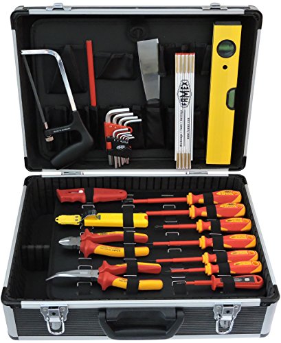 Preisvergleich Produktbild Famex 792-10 Elektriker Werkzeugkoffer Set 26-teilig