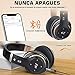Auriculares Cerrados Inalámbricos 6S, Alta fidelidad Estéreo Auriculares Estéreo Inalámbricos Plegables, Micrófono...