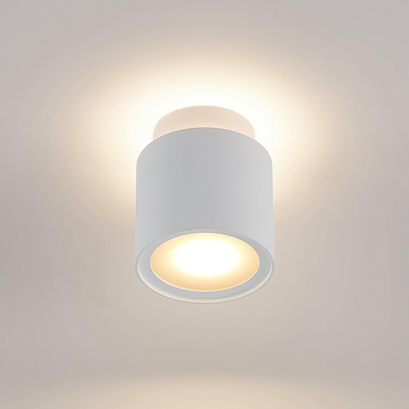 Arcchio Faretto dimmerabile (Moderno) colore Bianco, in Alluminio ad es. Soggiorno & Sala da pranzo Plafoniera lampada