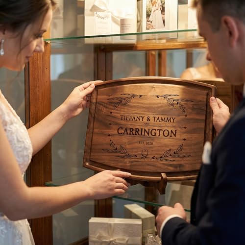 Tabla de cortar personalizada grabada en madera miniatura 2