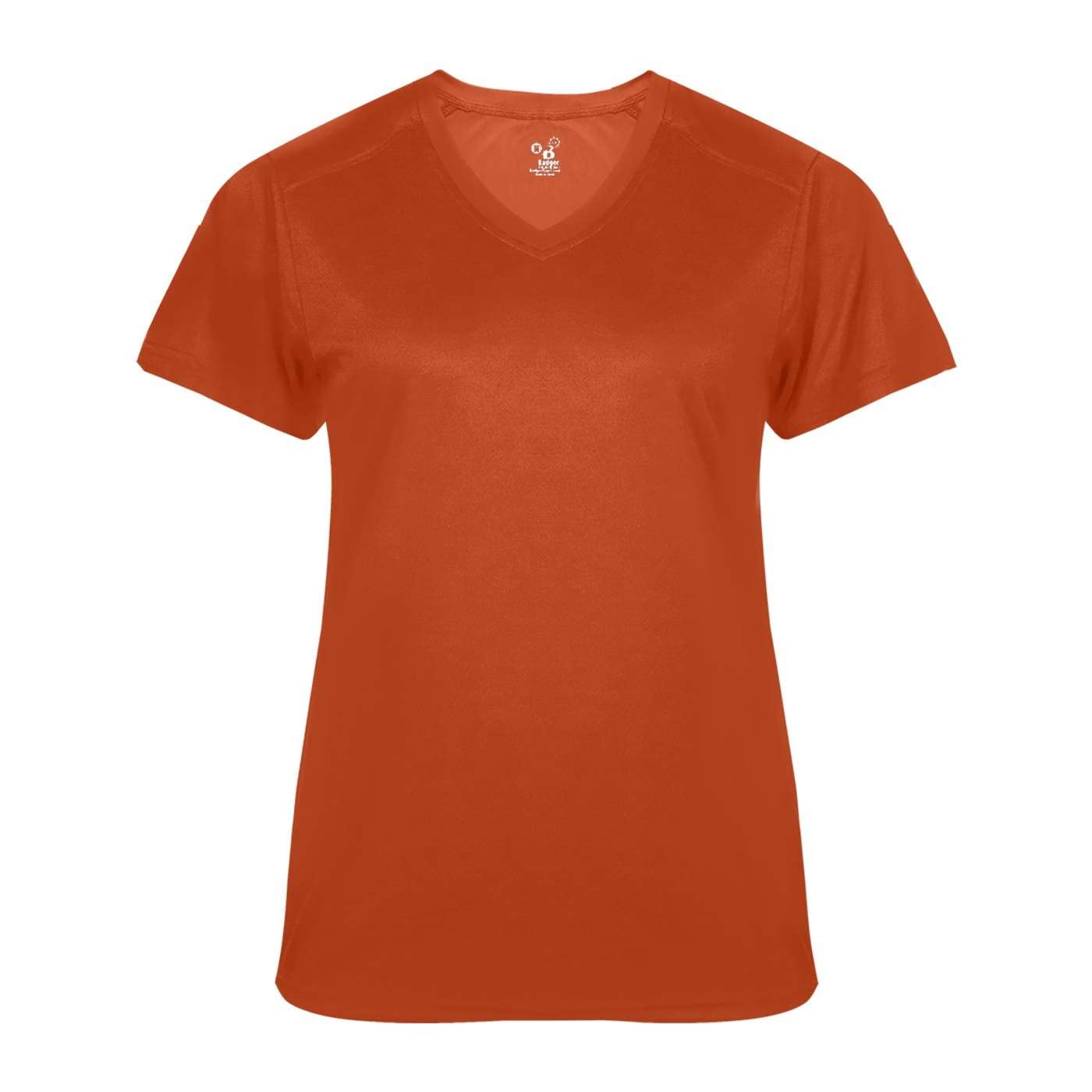 Badger Sports Ultimate Ladies' V-Neck Tee Burnt Orange Medium