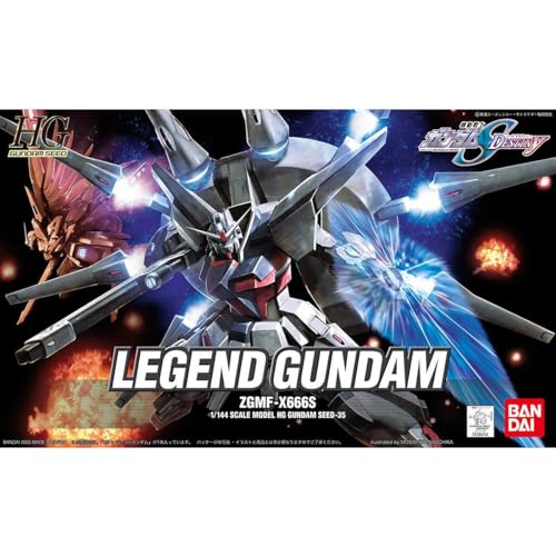 HG Legend Gundam Modelo 1/144 miniatura 7