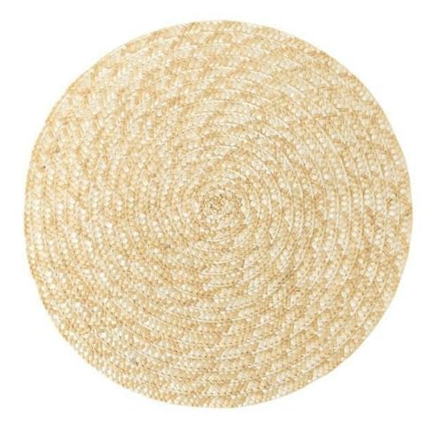 Mantel Individual Tejido De Paja De Trigo De Estilo Japonés, Almohadilla Aislante, Tapete Decorativo para Platos, Posavasos, Tapete Decorativo De Paja