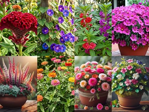 Image of Low Maintenance Hybrid Flower Seeds Combo Pack- All Year Flower Seeds Supply (15 VARIETY ALL YEAR PLANTING)
