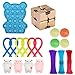 AGUDOU Fidget Toy Pack, 19 Piezas - Simple Dimple Tangled Fidget Toys Pack Barato, Juguetes Sensoriales, Se USA para Aliviar el Estrés, Regalos Juego Antiestrés para Niños, Adultos y Parejas