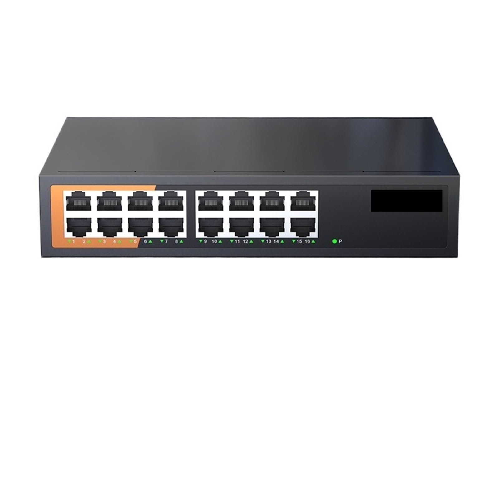 OSHZIKJII 16-Port Gigabit Ethernet Switch Unmanaged(Switch with A/*U Plug)