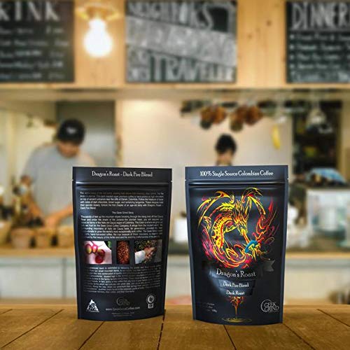 Geek Grind Dragon's Roast Café en Grano - Bolsa 12 oz miniatura 6