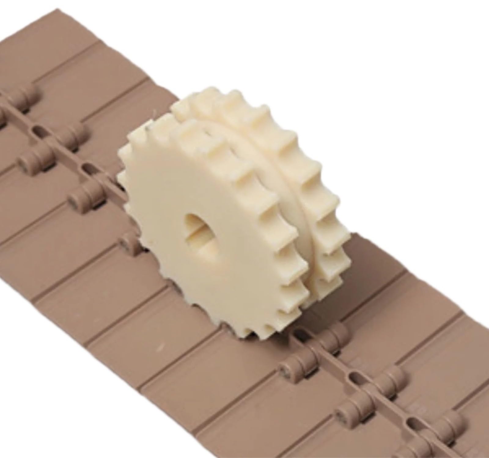 2 Pezzi Serie 820 15 Denti Diametro Esterno: 91 mm Foro: 30 mm Piastra Catena Superiore Piatta Supporto pignone in Nylon Ruota motrice