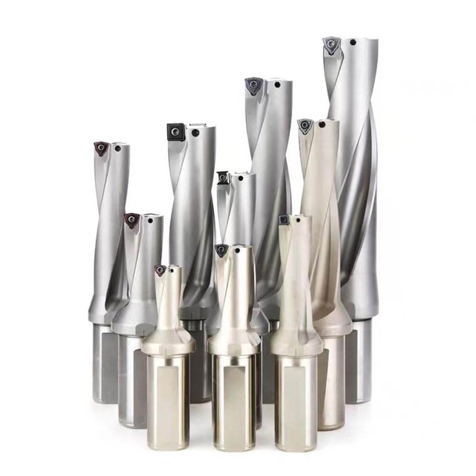 MyncbD Foret Foret série WC Foret à métal 13mm-50mm Profondeur 2D 3D 4D indexable U Foret Machines, Tour, CNC de Haute qualité (Size : C25-D17-WC03, Color : 4D)