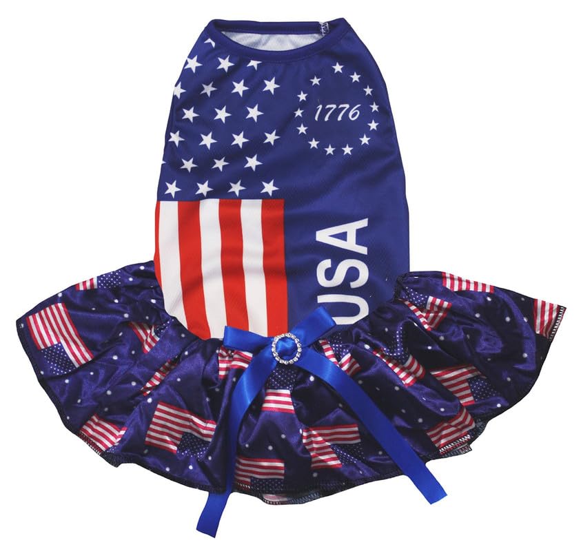 Robe pour chien style USA pour célébrer votre complicité