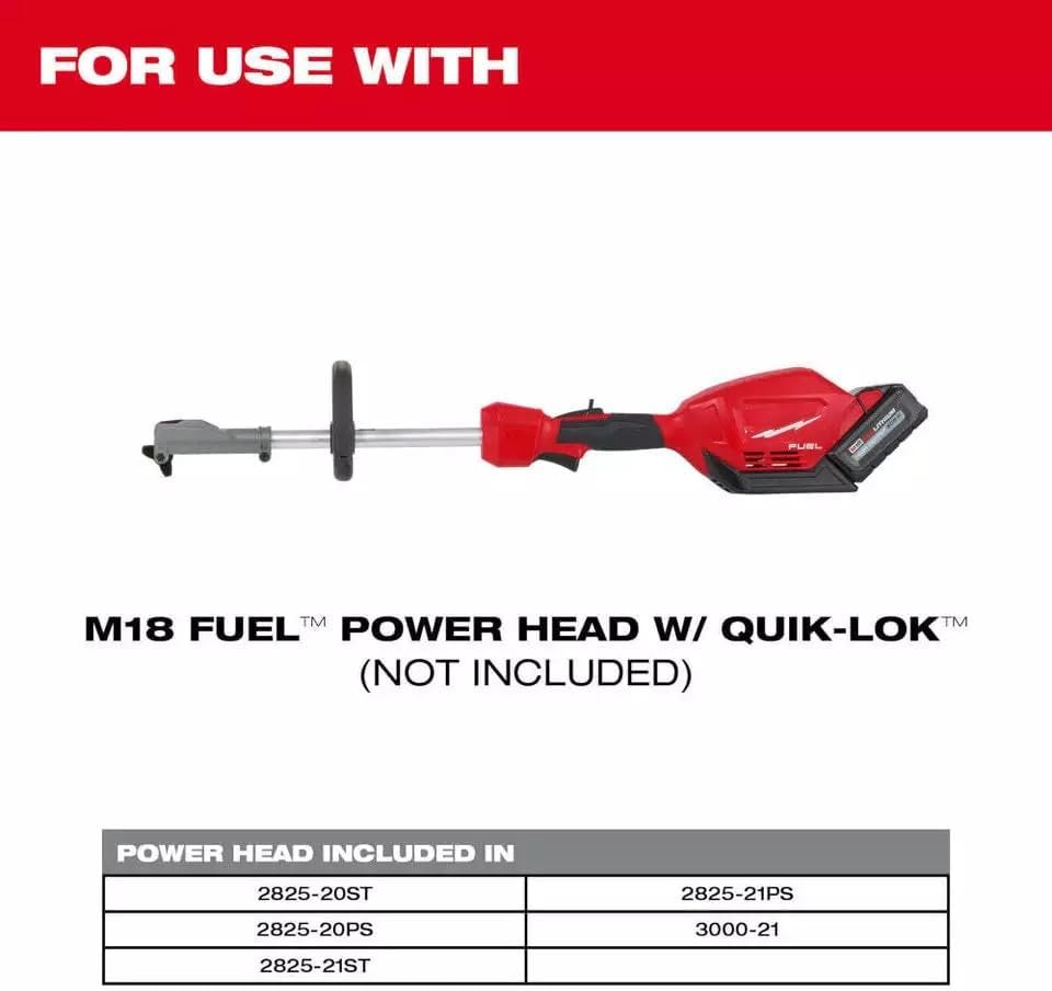 49-16-2719 for Milwaukee M18 Fuel 18V 20-Inch Quik-LOK Hedge Trimmer Attachment
