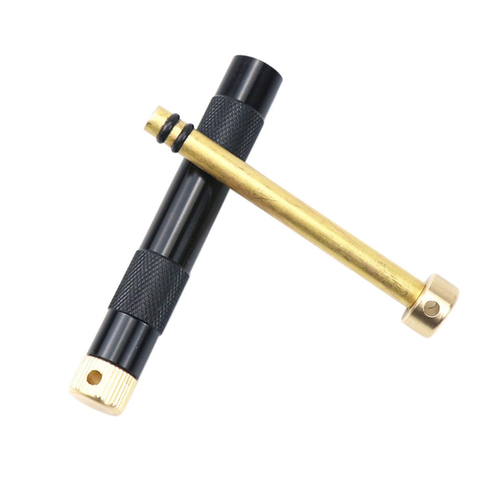 Fire Piston Starter - Fire Pipe with Compression Ignition, Metal Tool