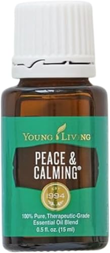 Young Living Peace & Calming Aceite esencial de 0.5 fl oz  Aromaterapia pura y tranquila  Relájate, Relájate, Desenrolla y encuentra la paz interior