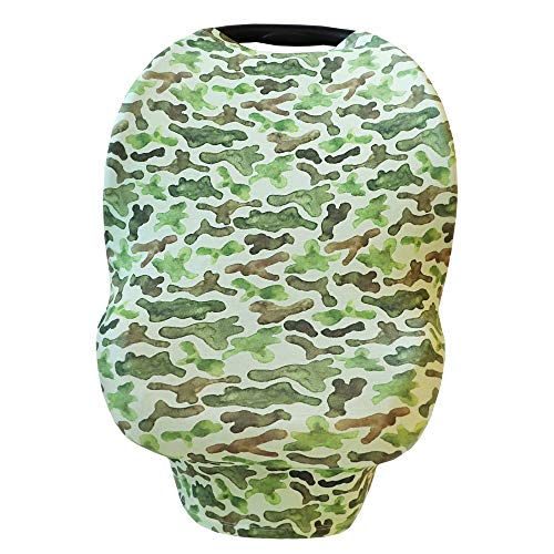 Image of Alex & Emmy's - Multi-Use Nursing Cover, Baby Car Seat Cover, Infant Stroller Cover, Canopy, Highchair Cover and More, with Natural UPF 40+ Protection from Ultraviolet Rays