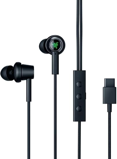 Razer Hammerhead USB-C ANC Earbuds - Auricolari in-ear con funzione di  cancellazione del rumore attiva, Tecnologia a doppi driver, Controlli e  microfono integrati, Nero : Amazon.it: Elettronica