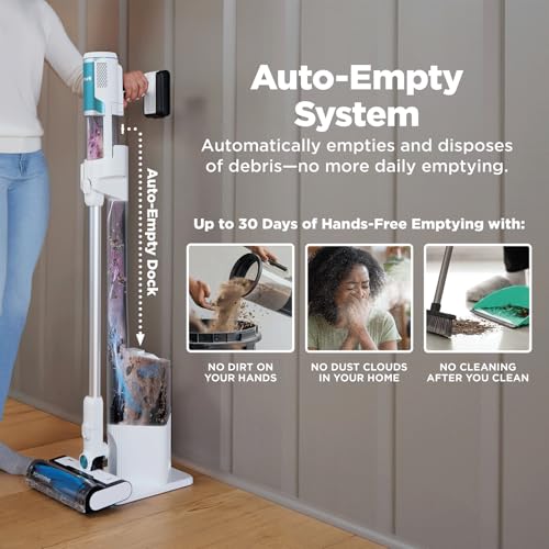 Image of Shark Clean & Empty BU3521INT Cordless Stick Vacuum with Auto-Empty Dock (AED)| No Manual Emptying for Up to 30 Days | 240W Motor | 1.3L Bin| 40 Min Runtime | Anti-Hair Wrap | HEPA 99.9% Filtration