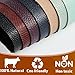 Amylove 30 Pcs Genuine Leather Scraps for Craft 12 x 7.8 Inch Tooling Leather Sheets Material 5lb(Multicolor)